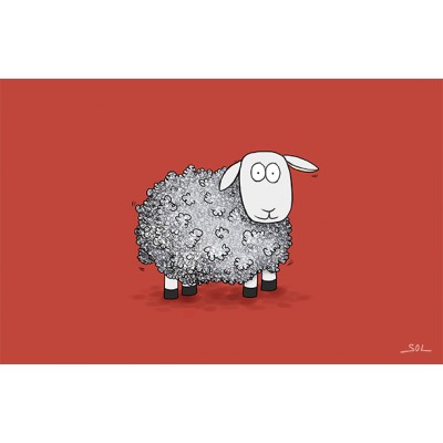 Livre papier Le petit mouton à laine d'acier écrit par Alain M. Bergeron et  illustré par Marie-Sol St-Onge